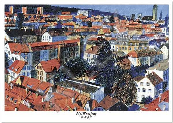 Postkarte "Mattenhof Bern"
