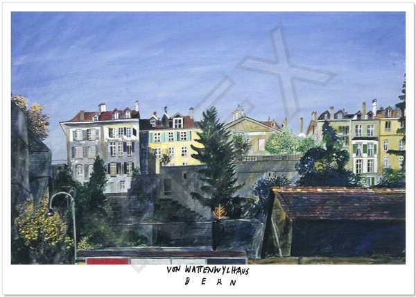 Postkarte "Von Wattenwylhaus Bern"